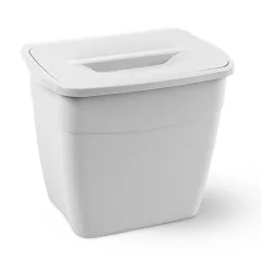 Planet Koala szemetes, fedővel 6L (Hanging Bucket) fehér