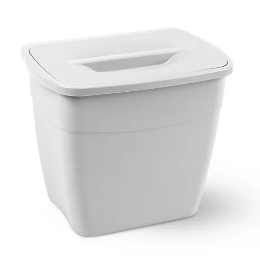 Planet Koala szemetes, fedővel 6L (Hanging Bucket) fehér