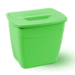 Planet Koala szemetes, fedővel 6L (Hanging Bucket) zöld