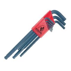 BONDHUS Imbuszkulcs klt. hosszú gömbv. 9 részes