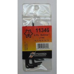 BONDHUS Imbuszkulcs klt. TORX hosszú gömbv. 6 részes