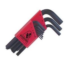 BONDHUS Imbuszkulcs klt. rövid 9 részes