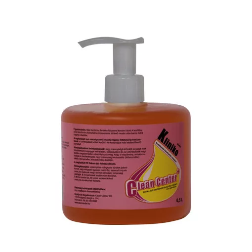 Kliniko-Soft folyékony fertőtlenítő kéztisztító szappan 0,5 liter