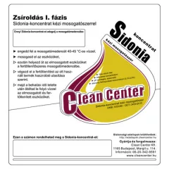 Sidonia-koncentrat I. fázis kisérőmatrica