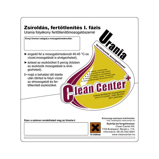 Urania I. fázis kísérőmatrica