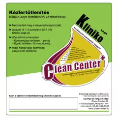 Kliniko-sept kísérőmatrica