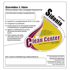 Sidonia-balsam I. fázis kísérőmatrica