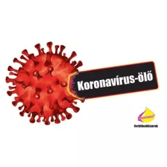 Koronavírus-ölő matrica