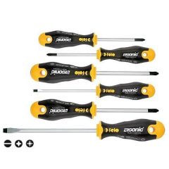 FELO ERGONIC CSAVARHÚZÓ KÉSZLET (LAPOS, PH, PZ) 6 RÉSZES