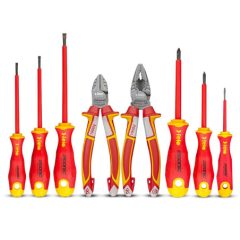   FELO ERGONIC SZIGETELT SZERSZÁM KÉSZLET FALITARTÓVAL 8 részes