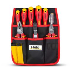   FELO ERGONIC SZIGETELT SZERSZÁM KÉSZLET ÖVTÁSKÁVAL 9 részes