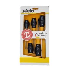 FELO Csavarhúzó készlet (Lapos, PZ) 5 részes