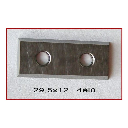 Cserelapka 29,5 x 12 mm 4 élű