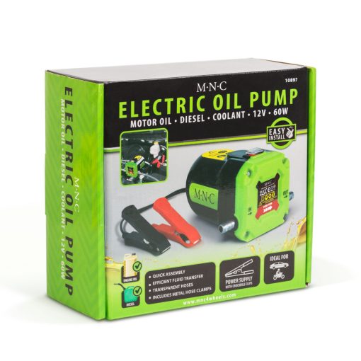 Elektromos olajszivattyú - motorolajhoz, gázolajhoz, hűtőfolyadékhoz - 12V - 60W