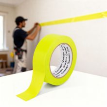 Maszkolószalag - vízbázisú - 50 m x 24 mm - sárgászöld - autóipari, hőálló