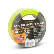 Maszkolószalag - vízbázisú - 50 m x 24 mm - sárgászöld - autóipari, hőálló
