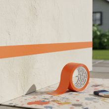 Maszkolószalag - vízbázisú - 50 m x 50 mm - sárga - kültéri