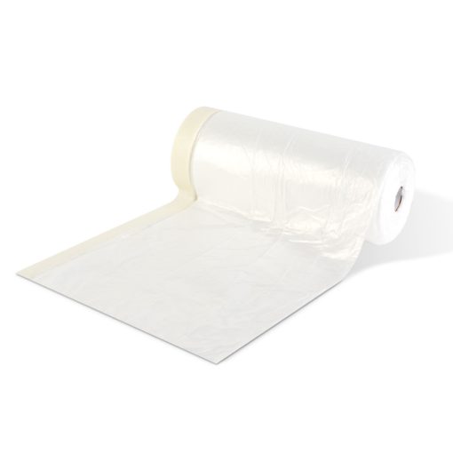 Takarófólia maszkolószalaggal - 20 x 2,5 m - 7 mikron