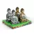   Szolár Buddha - 1 melegfehér LED - műgyanta - 17 x 15 x 26 cm - 2 féle