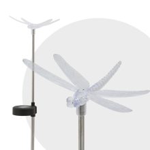 RGB LED-es szolár lámpa - szitakötő