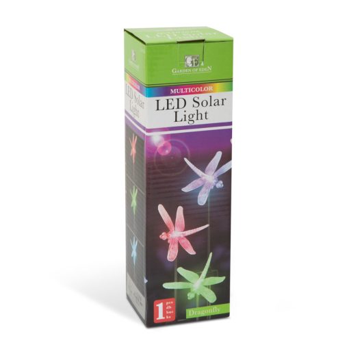 RGB LED-es szolár lámpa - szitakötő