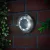   LED-es leszúrható / fali szolár lámpa - kör alakú - SMD LED - hidegfehér - 12 cm
