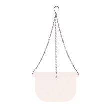 Virágcserép függesztőlánc - fém - fekete - 50 cm