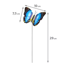 Leszúrható dekor pillangó - többféle - 29 cm - műanyag