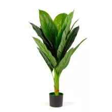 Műnövény dekoráció - colocasia - 100 cm