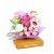 Műnövény dekoráció - illatos rózsa - 11 x 11 x 14 cm