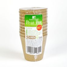 Palántanevelő cserép - Ø8 cm - kerek, papír - 10 db / csomag