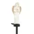   Szolár angyalka - madárral - 1 melegfehér LED - műgyanta - 48 x 11 x 6,5 cm