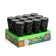 Leszúrható szolár lámpa - 1 melegfehér LED - 28,5 x 7 cm