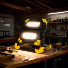 Multifunkciós reflektor - akkumulátoros - 2 x 1000 lumen LED