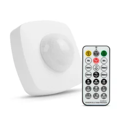   Mozgásérzékelő távirányítóval - 360° - max 10 m - max 2000W - IP65