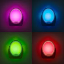 LED éjszakai fény, színváltós - Premium "Smooth" - 7 LED