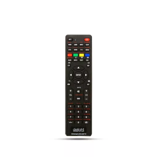 Univerzális TV távirányító - 250+ típushoz - fekete - 2 x AAA