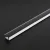   LED aluminium profil sín - 2000 x 17 x 8 mm - U profil - fehér