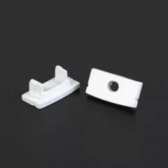 LED aluminium profil végzáró (41010hez) - 2 db - fehér