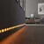   LED aluminium profil takaró búra - fekete - 1000mm (41010/41011hez)