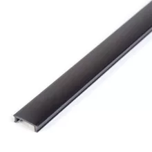 LED aluminium profil takaró búra - fekete - 2000mm (41010/41011hez)