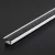   LED aluminium profil sín - 1000 x 23(17) x 8 mm - süllyeszthető U profil - fehér