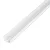   LED aluminium profil sín - 2000 x 23(17) x 8 mm - süllyeszthető U profil - fehér