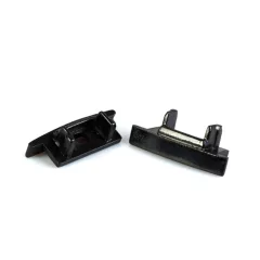 LED aluminium profil végzáró (41011hez) - 2 db - fekete