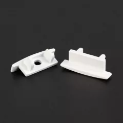 LED aluminium profil végzáró (41011hez) - 2 db - fehér