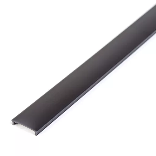 LED aluminium profil takaró búra - fekete - 1000 mm (41011A1-hez)