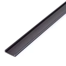 LED aluminium profil takaró búra - fekete - 1000 mm (41011A1-hez)
