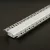   LED aluminium profil sín - vakolható, gipszkartonba süllyeszthető - 1000 x 61 x 13 mm