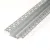  LED aluminium profil sín - vakolható, gipszkartonba süllyeszthető - 1000 x 61 x 13 mm