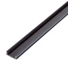 LED aluminium profil takaró búra - fekete - 1000 mm (41025A1-hez)